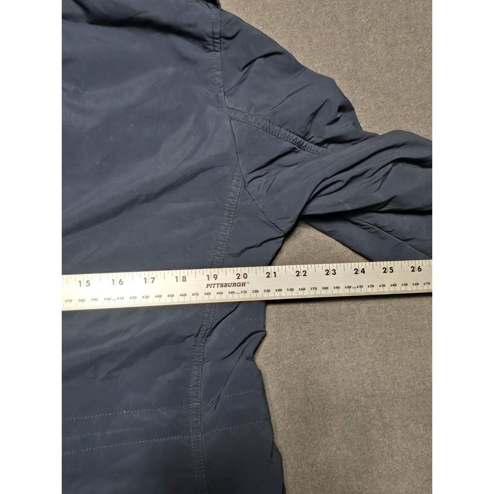 UNIQLO Men's Navy Blue Hooded Military Field Jacket‎ Casual Outdoor Large - Picture 5 of 7